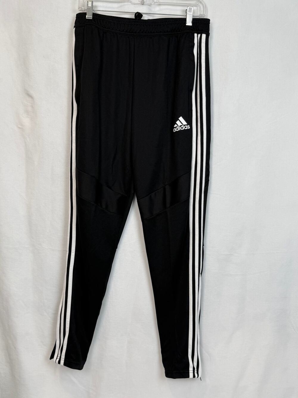 NWT Adidas Tiro Soccer Track Pants Men M Black White Tapered New